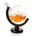 Whiskey Decanter Globe with 2 glasses & 8 whiskey stones, 0,85 litre