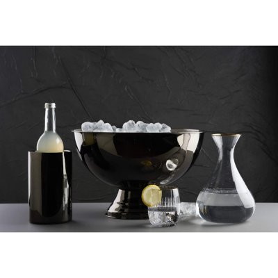 Champagne cooler gun metal 10 liters