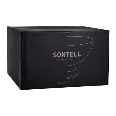 Champagne cooler gun metal 10 liters